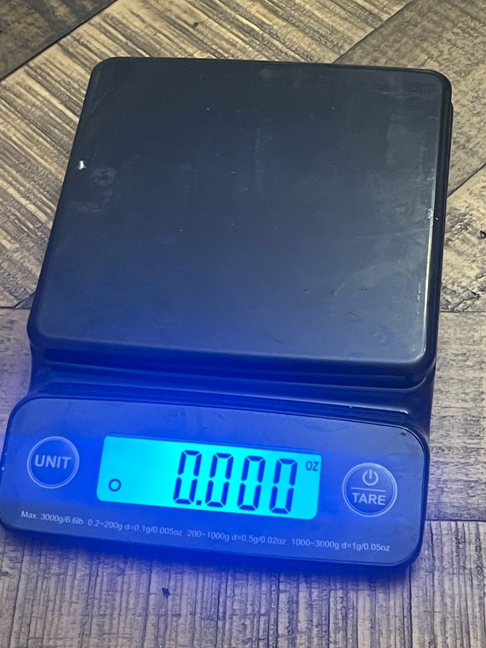 Mainstays 6LB High Precision Digital Kitchen Scale in black
